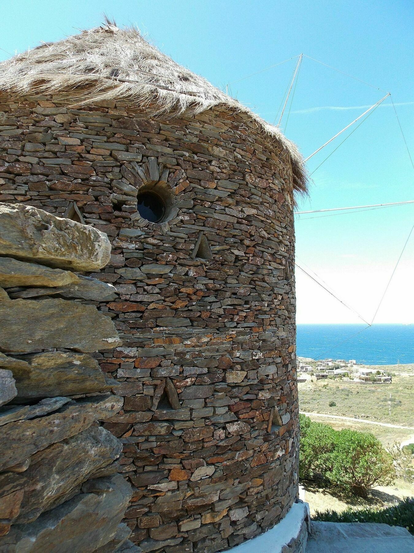 Villa The Stone Windmill à Koundouros Extérieur photo